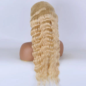 613 Blonde HD Lace Wig 100% Human Hair - Pre Plucked with Natural Hair Line