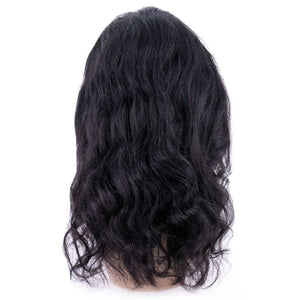 Indian Wavy Transparent Lace Front Wig- Raw Human Hair