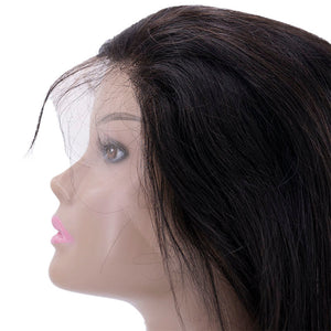 HD Brazilian Straight 100% Human Hair Lace Front Wig
