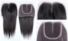 Load image into Gallery viewer, Virgin Hair Lace Closure Natural Straight